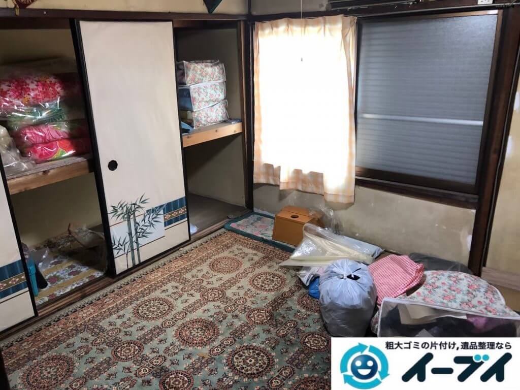 2020年9月16日大阪府大阪市鶴見区で長年住んだお家の家財道具の不用品回収。写真4