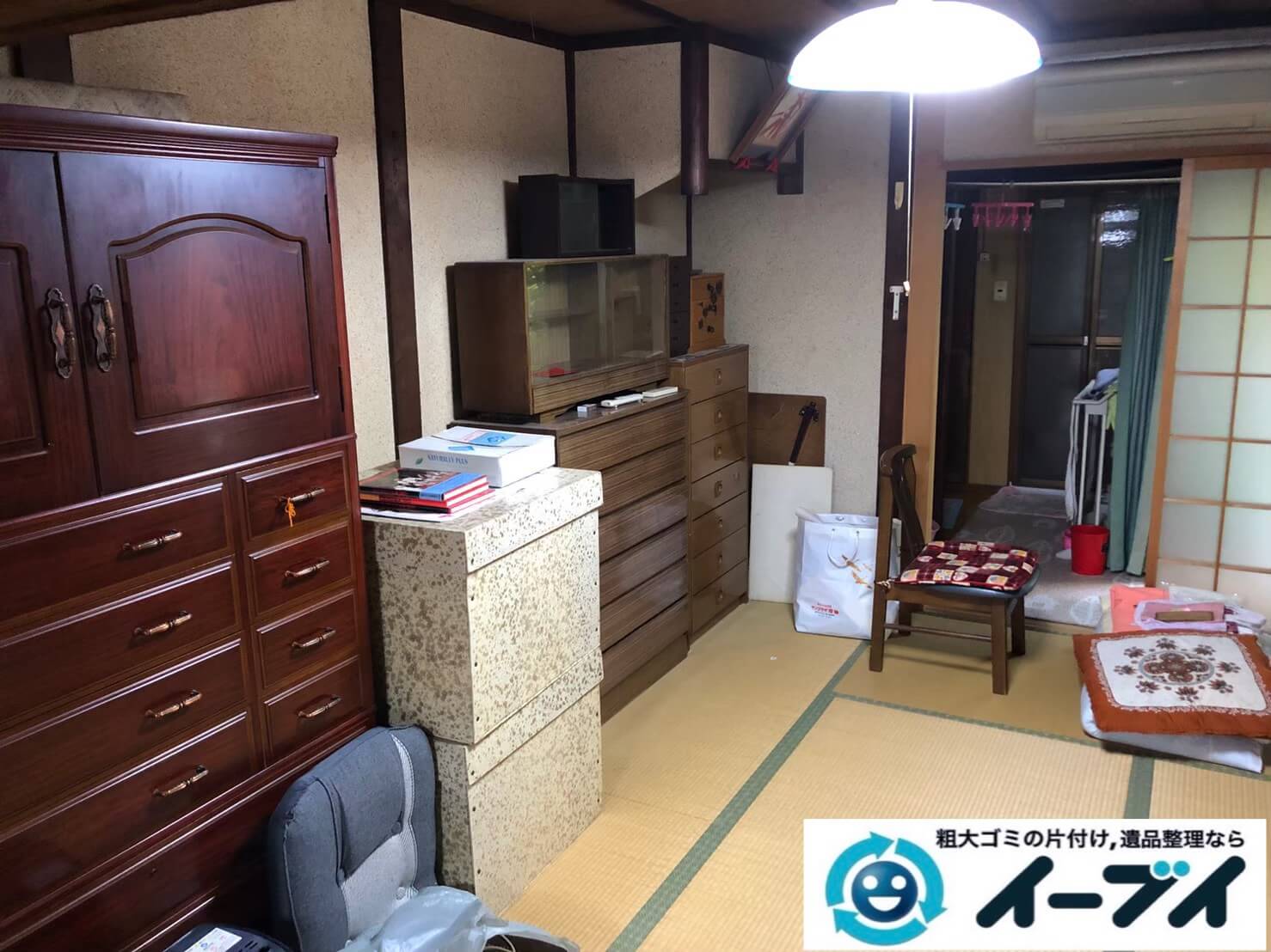 2020年9月15日大阪府大阪市西淀川区で遺品整理に伴い、お家の家財道具を一式処分させていただきました。写真3