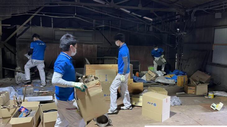 2021年6月28日大阪府大阪市平野区で倉庫の不用品回収写真1