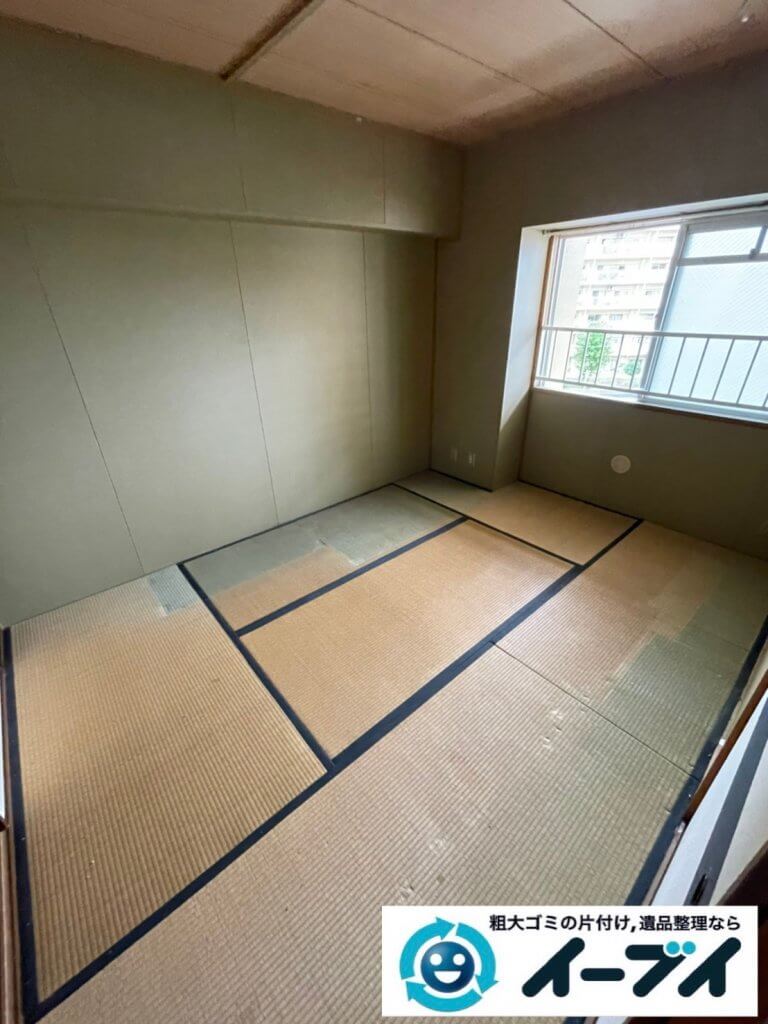 2021年9月5日大阪府大阪市西区で退去に伴い、お家の家財道具を一式処分させていただきました。写真6