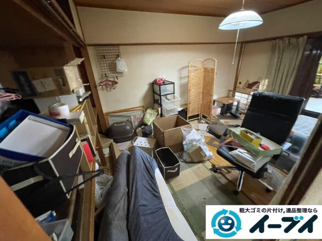 2022年3月30日大阪府池田市で遺品整理のため、お家の家財道具を一式処分させていただきました。写真3