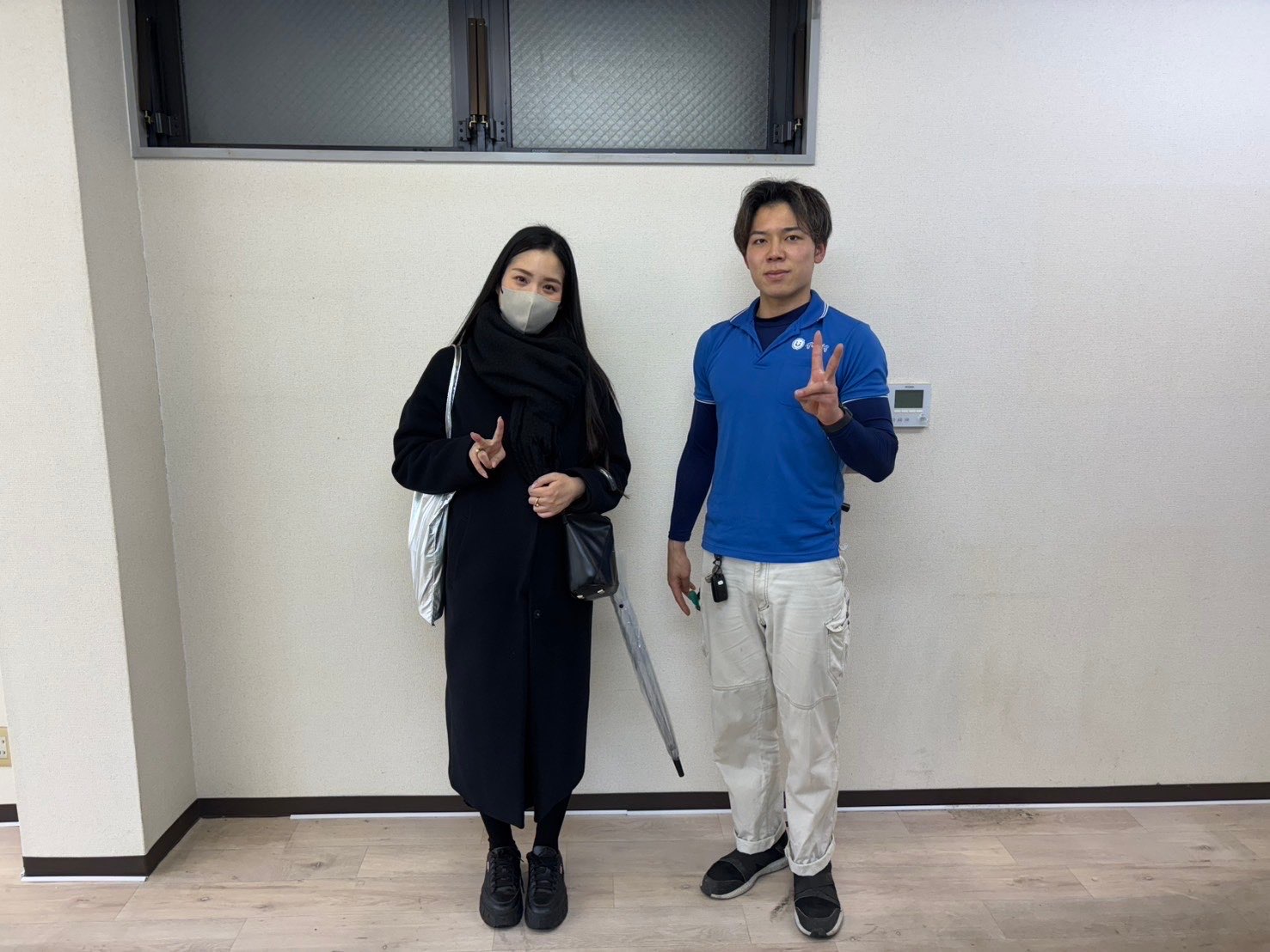 大阪市都島区のお客様との写真