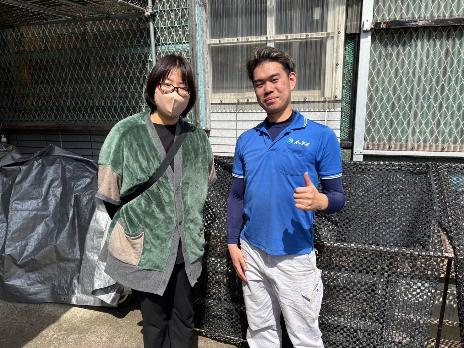 南河内郡のお客様との写真