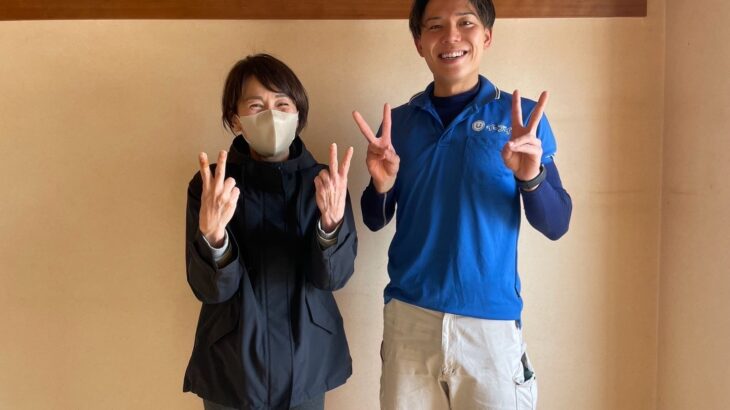 尼崎市のお客様との写真