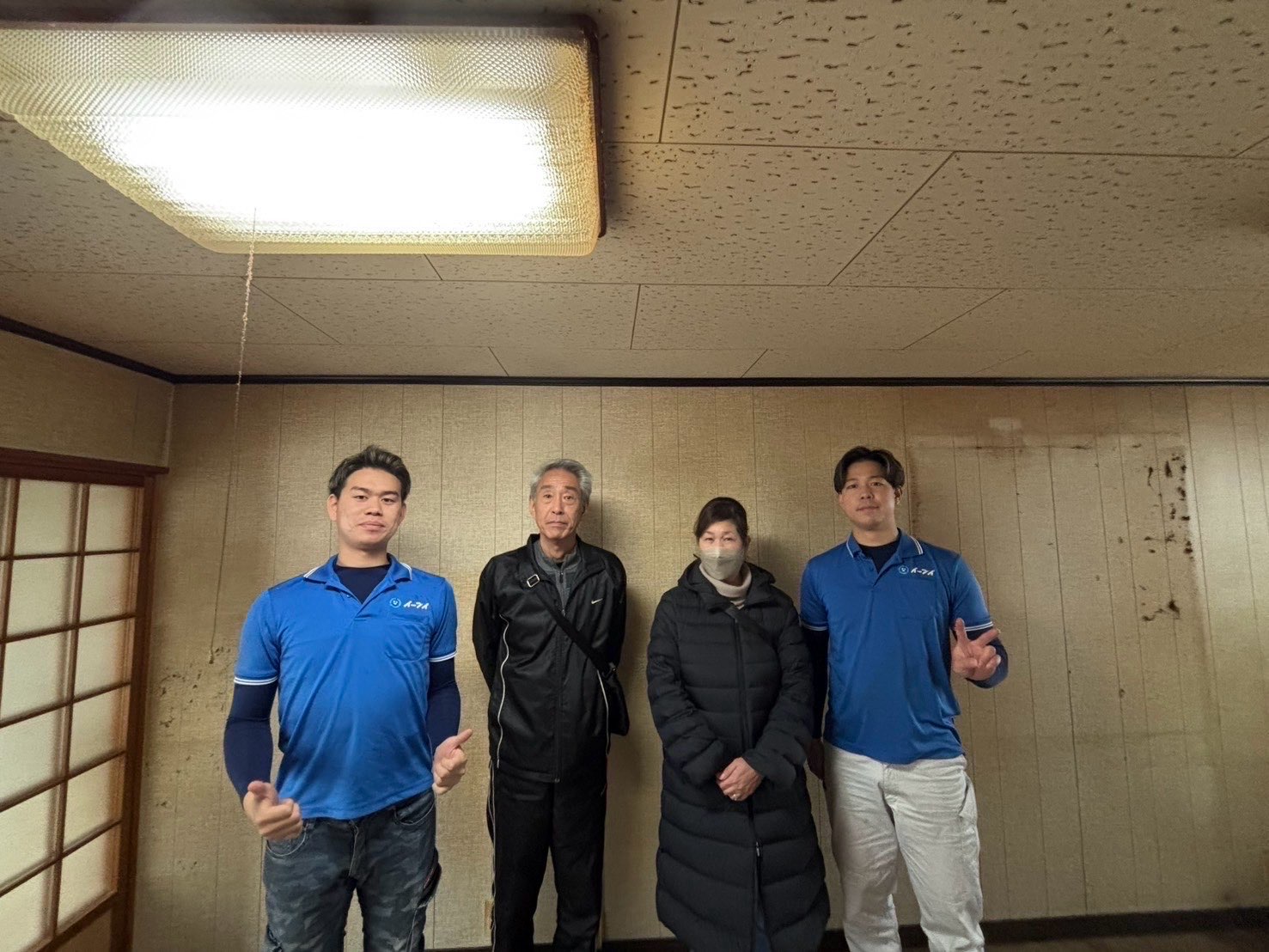 港区のお客様との写真