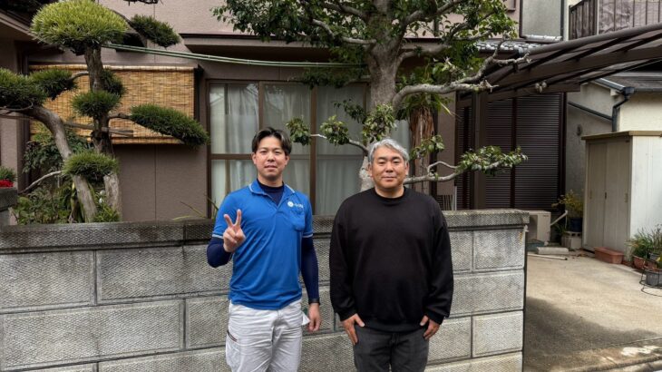 大阪府八尾市のお客様との写真