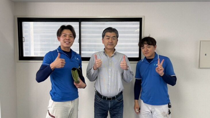 中央区のお客様との写真
