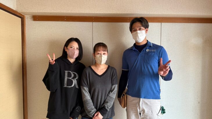 富田林市のお客様との写真