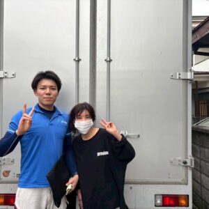 池田市のお客様との写真