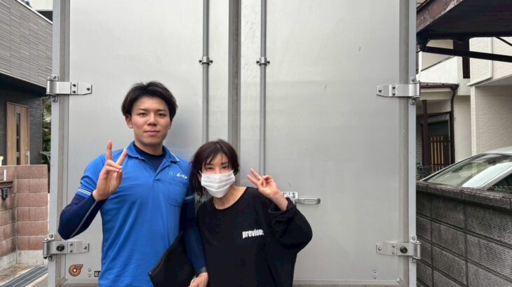 池田市のお客様との写真