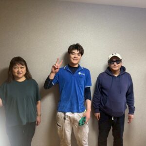 岸和田市のお客様との写真