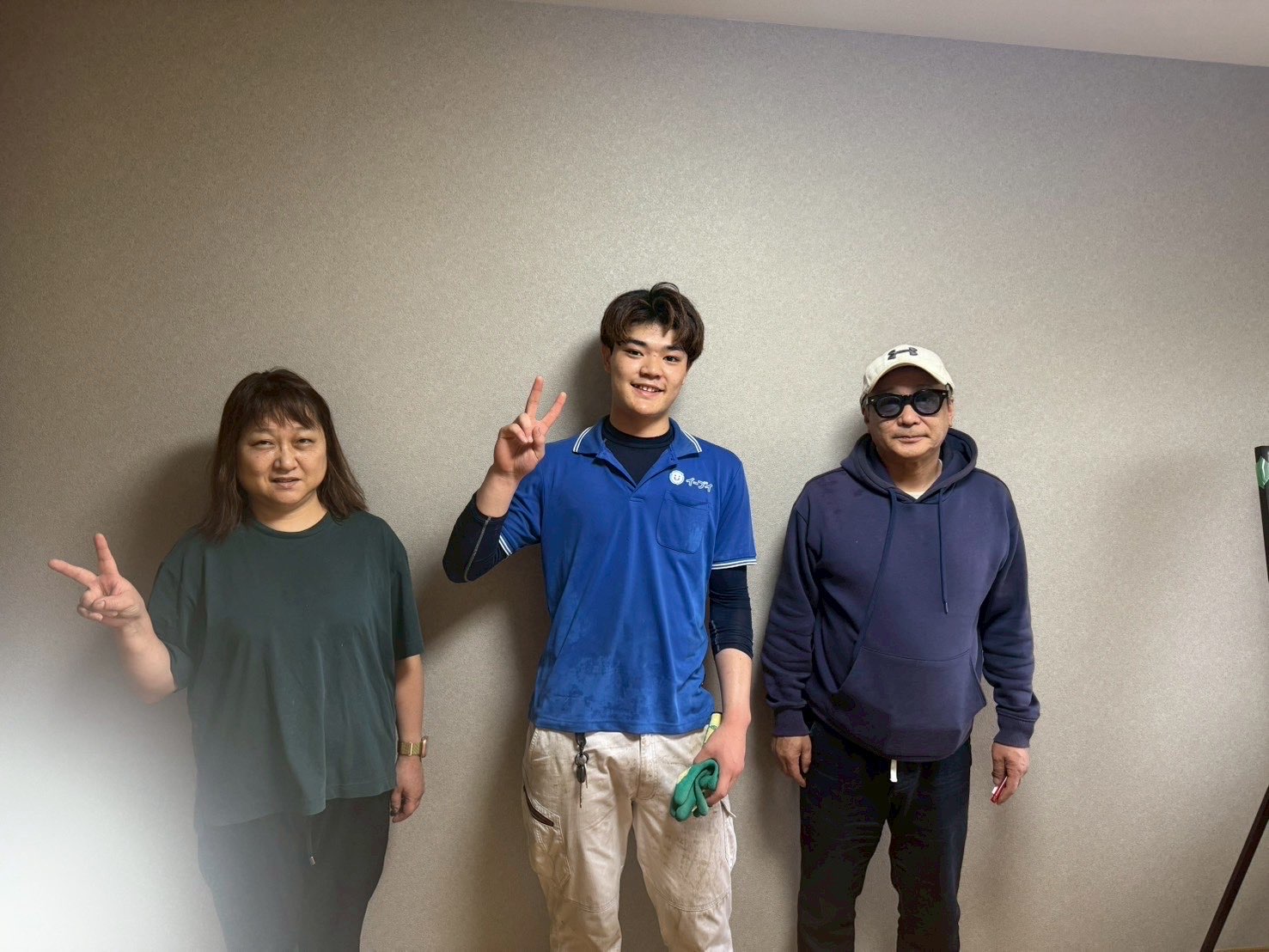 岸和田市のお客様との写真