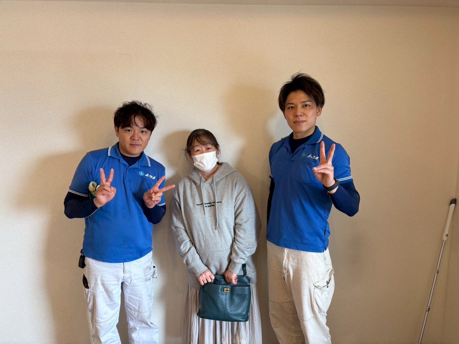 枚方市のお客様との写真