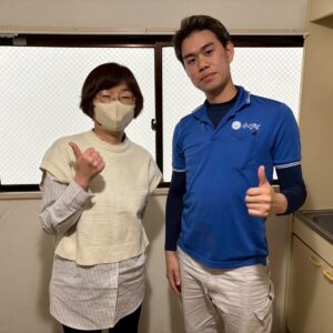 大阪市阿倍野区のお客様との写真