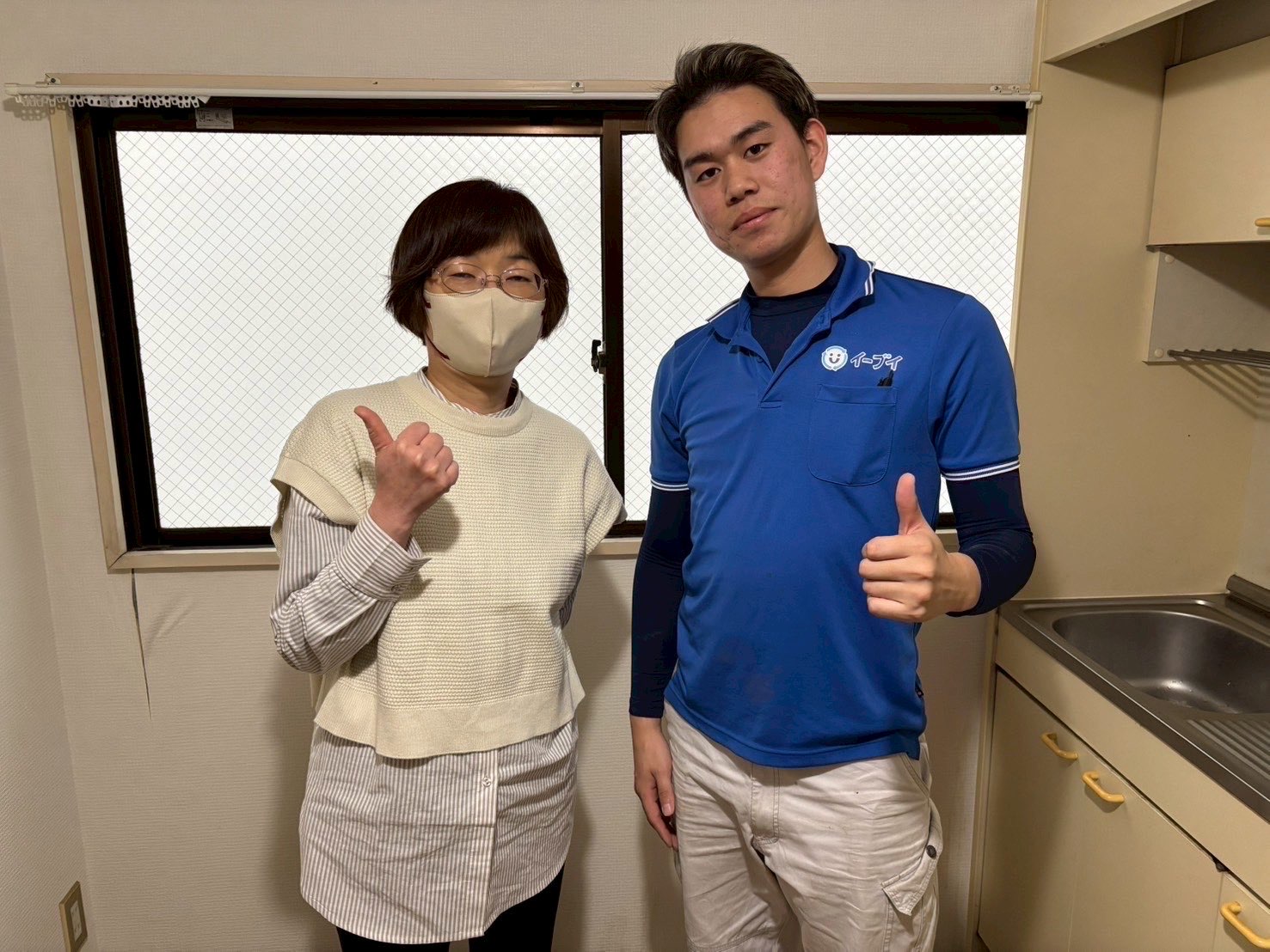 大阪市阿倍野区のお客様との写真