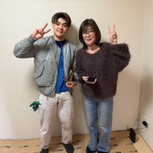 堺市西区のお客様との写真