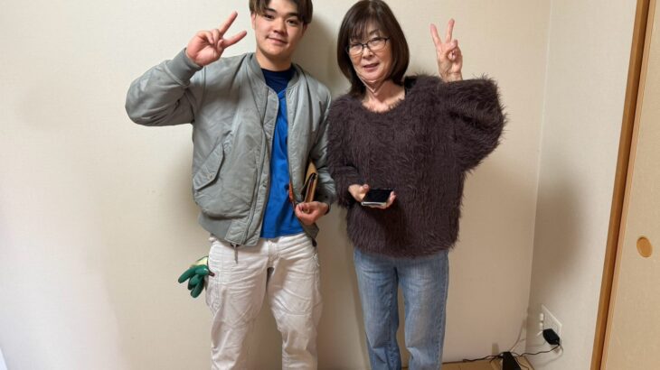 堺市西区のお客様との写真