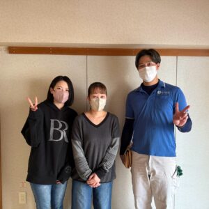 富田林市のお客様との写真