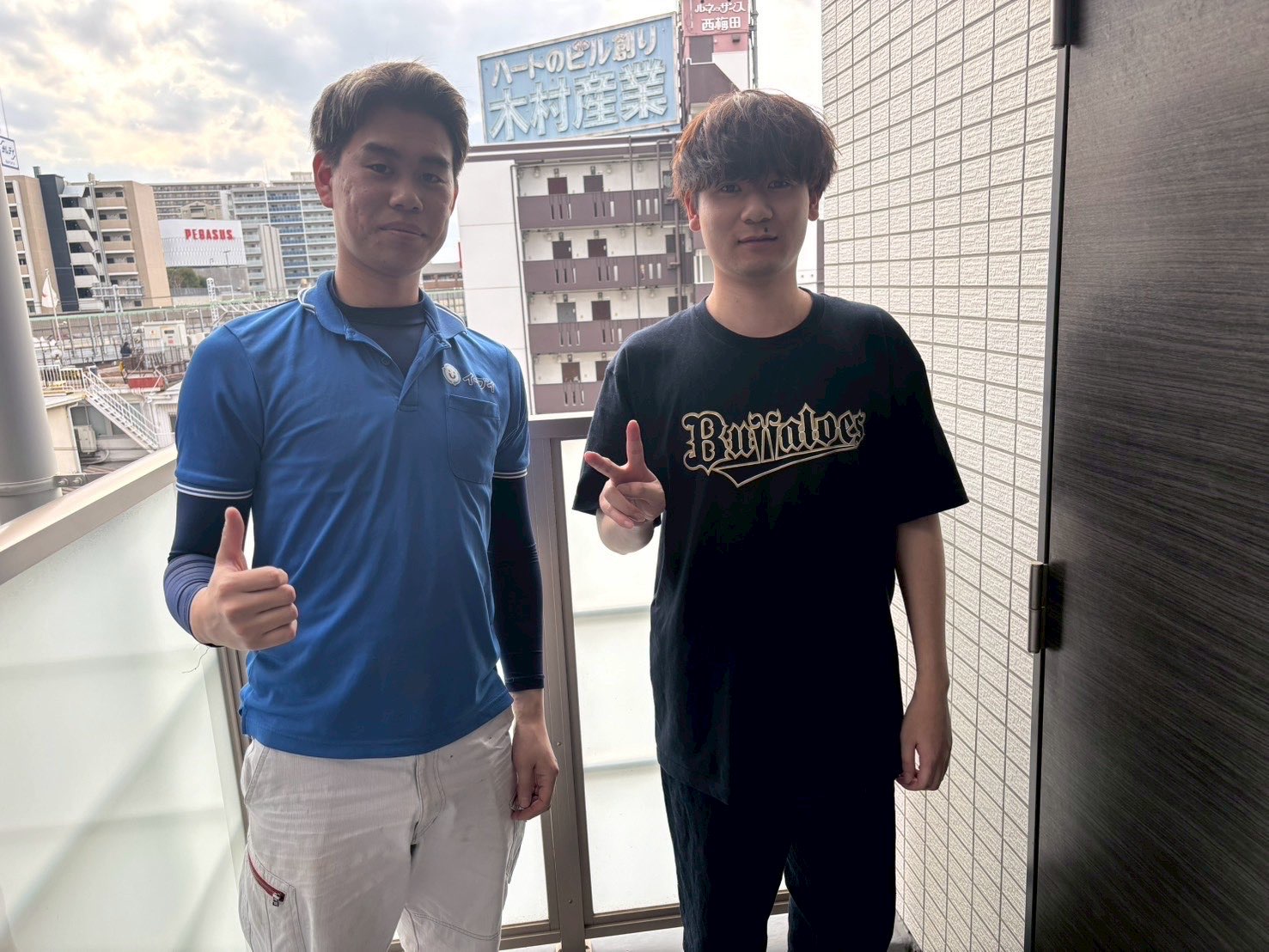 大阪市北区のお客様との写真