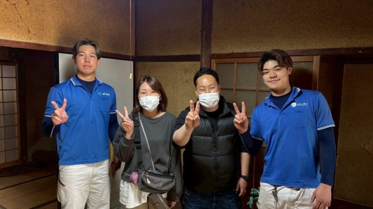 富田林市のお客様との写真