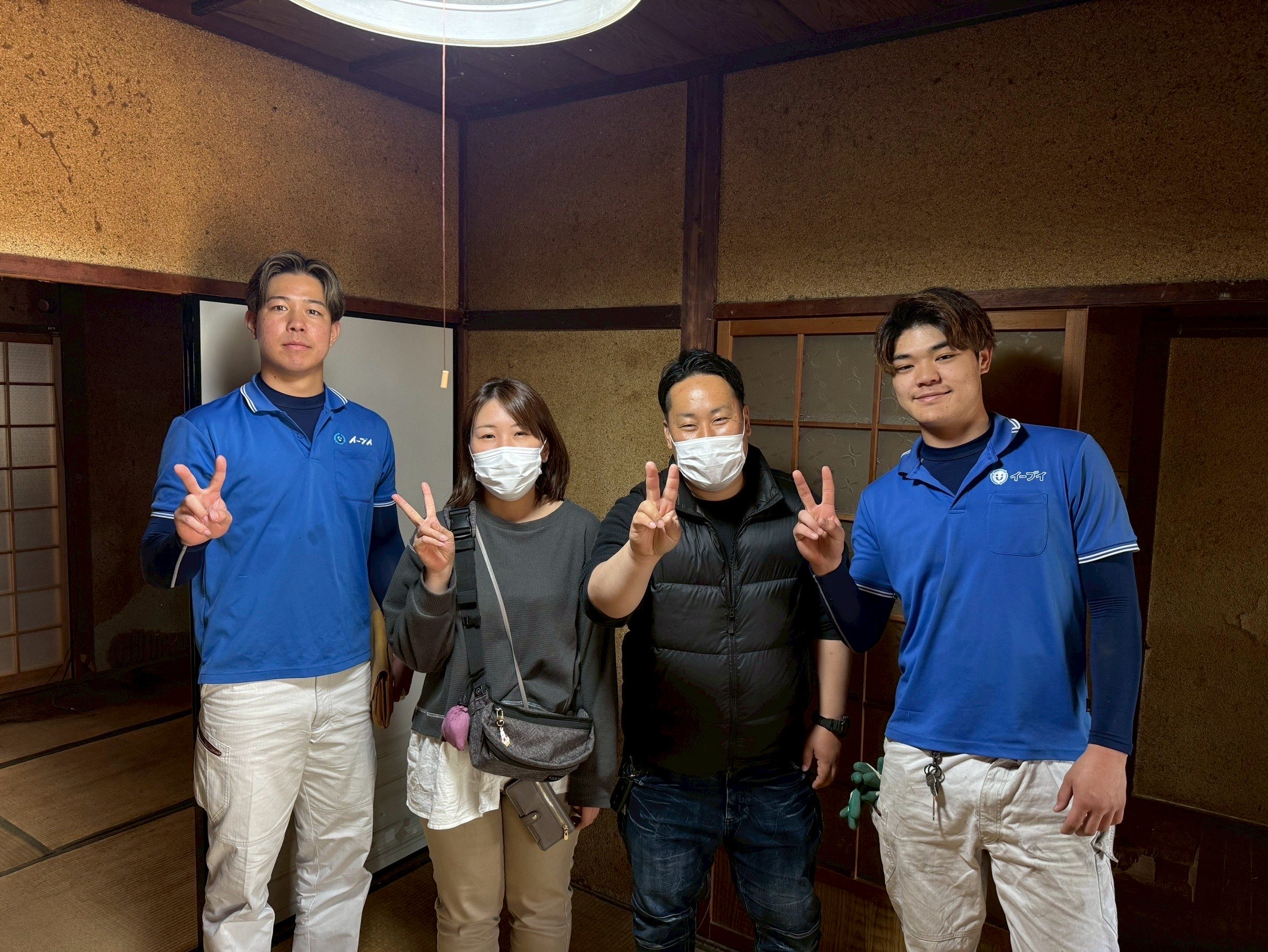 富田林市のお客様との写真