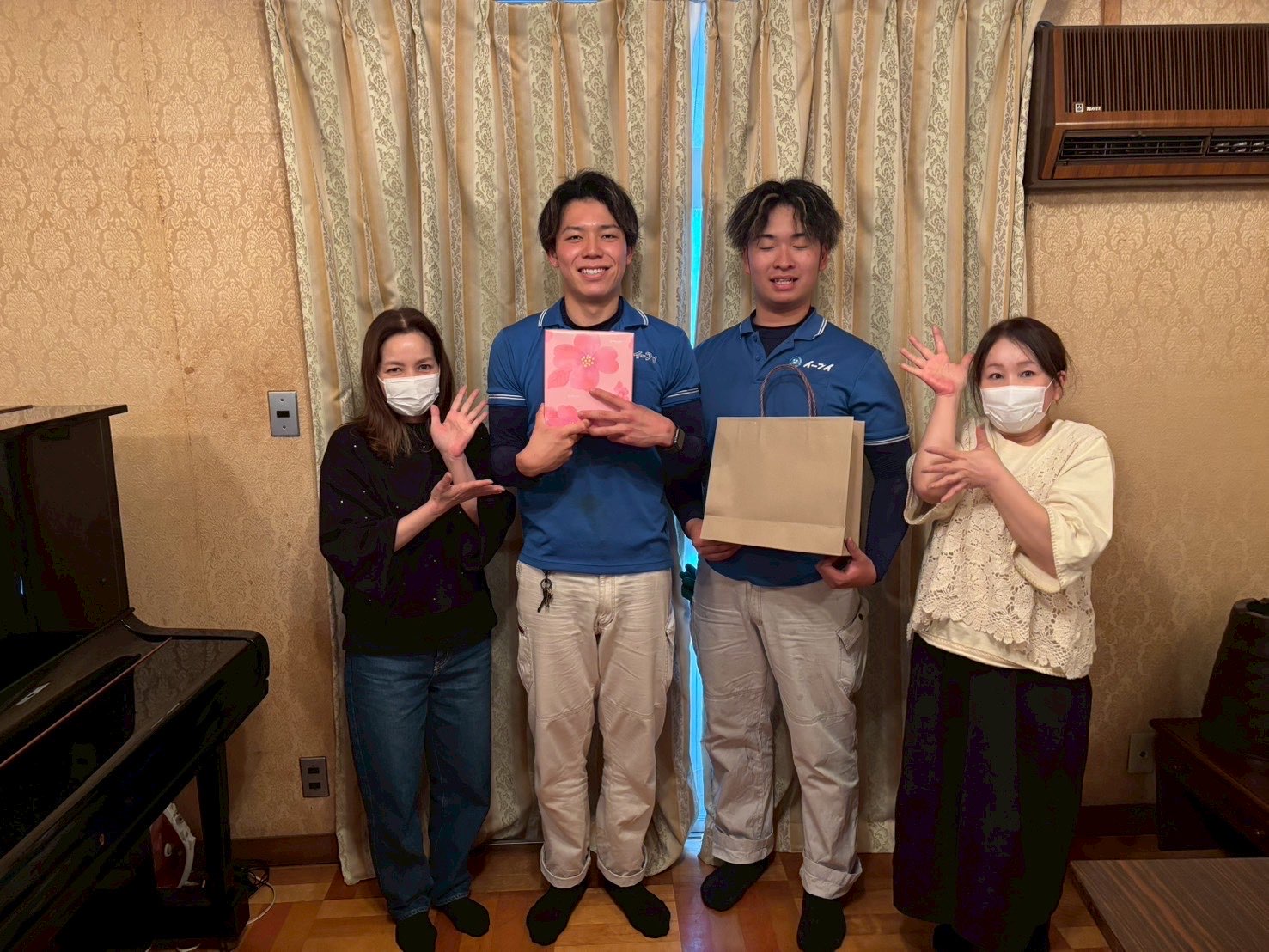 大阪市大正区のお客様との写真