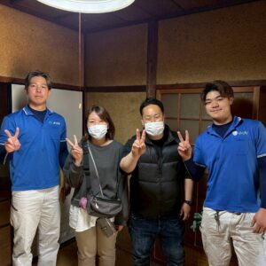 富田林市のお客様との写真
