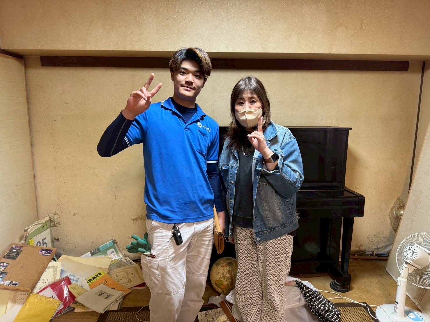 豊中市のお客様との写真