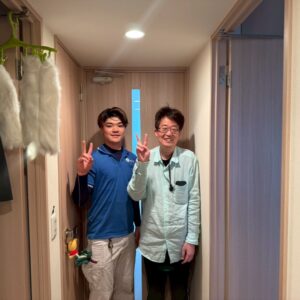 堺市北区のお客様との写真