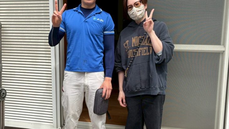 大阪市城東区のお客さまとの写真