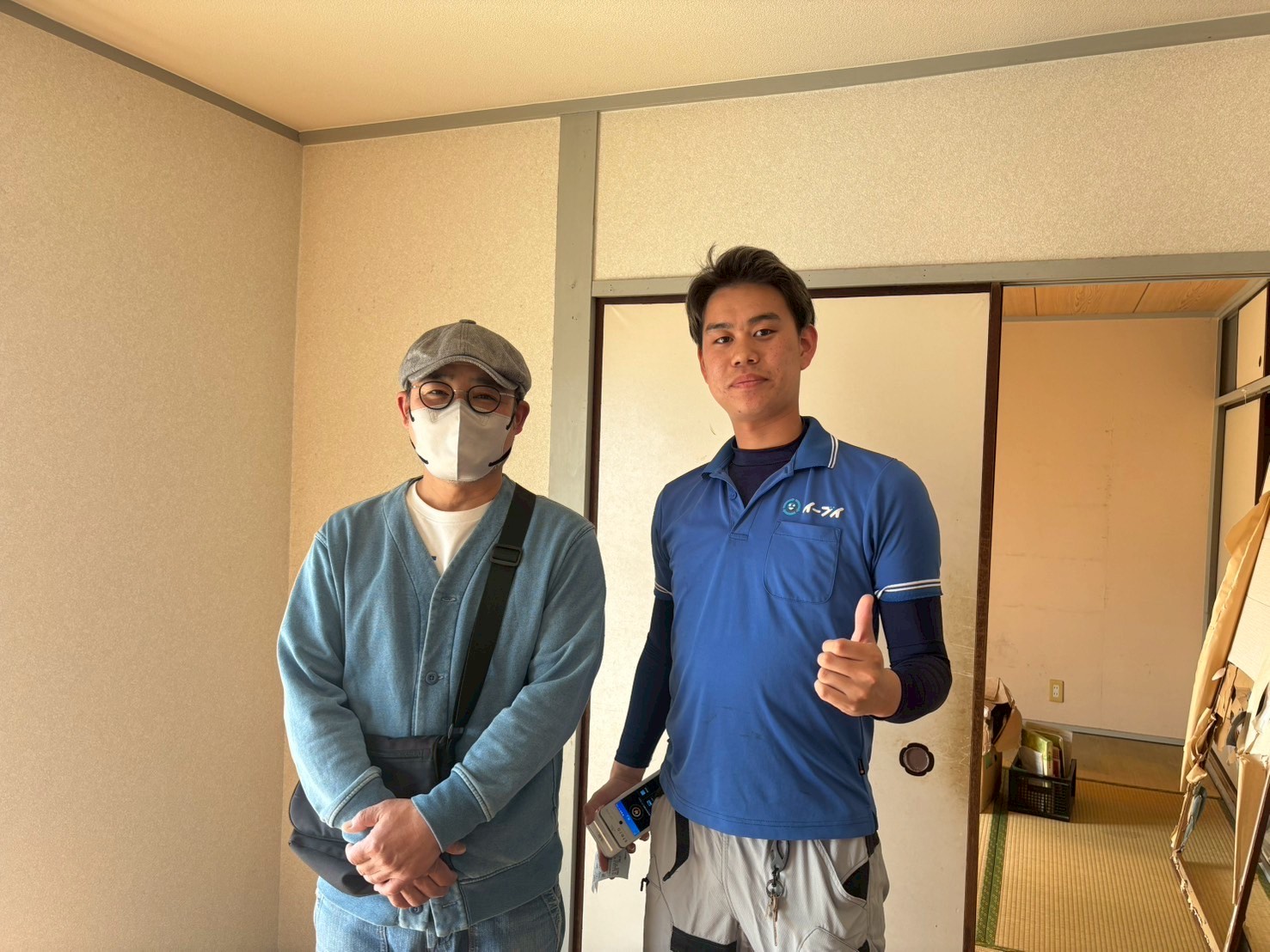 大阪府豊中市のお客様との写真