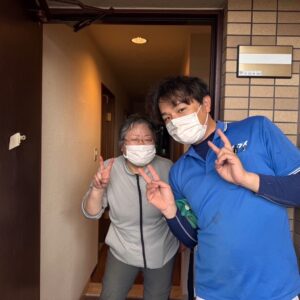 大阪市都島区のお客様との写真