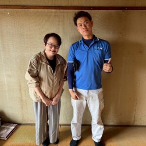 大阪市住之江区のお客様との写真