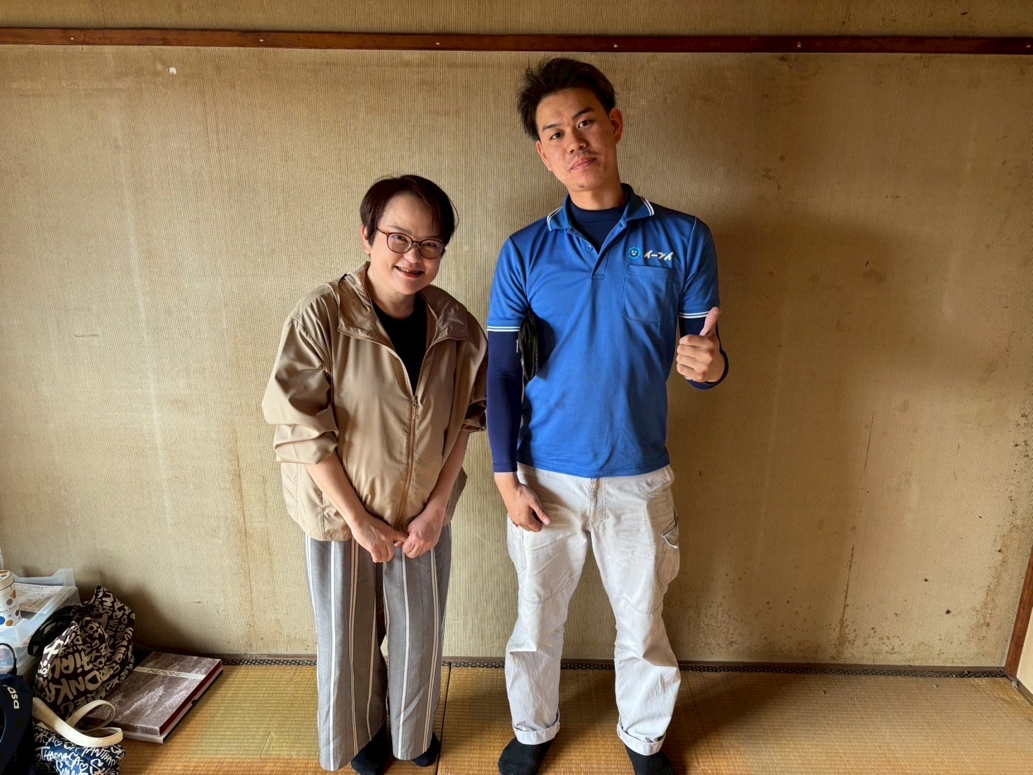 大阪市住之江区のお客様との写真