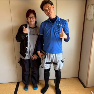 大阪市港区のお客様との写真