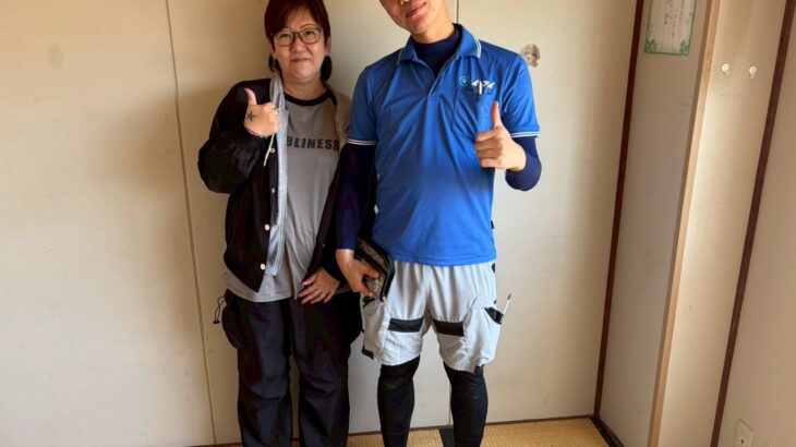 大阪市港区のお客様との写真