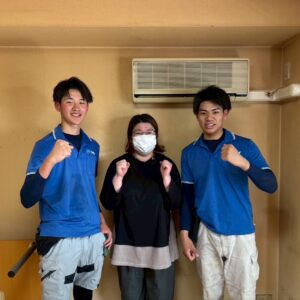 大阪市旭区のお客様との写真
