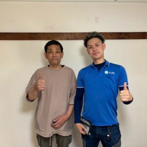 大阪市鶴見区のお客様との写真
