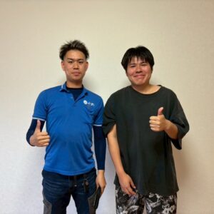 大阪市大正区のお客様との写真