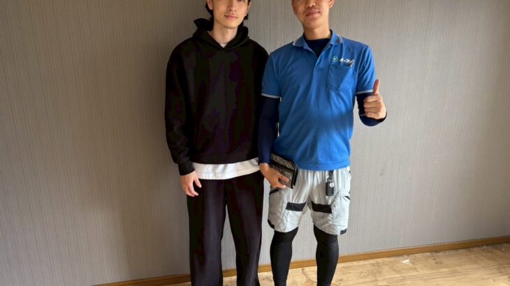 大阪府池田市のお客様との写真
