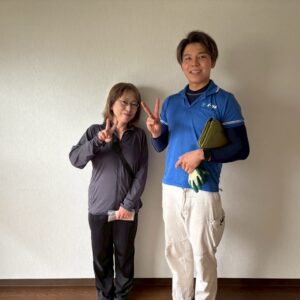 大阪市平野区のお客様との写真