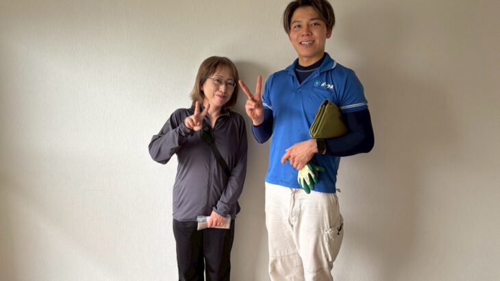 大阪市平野区のお客様との写真