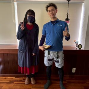 兵庫県西宮市のお客様との写真