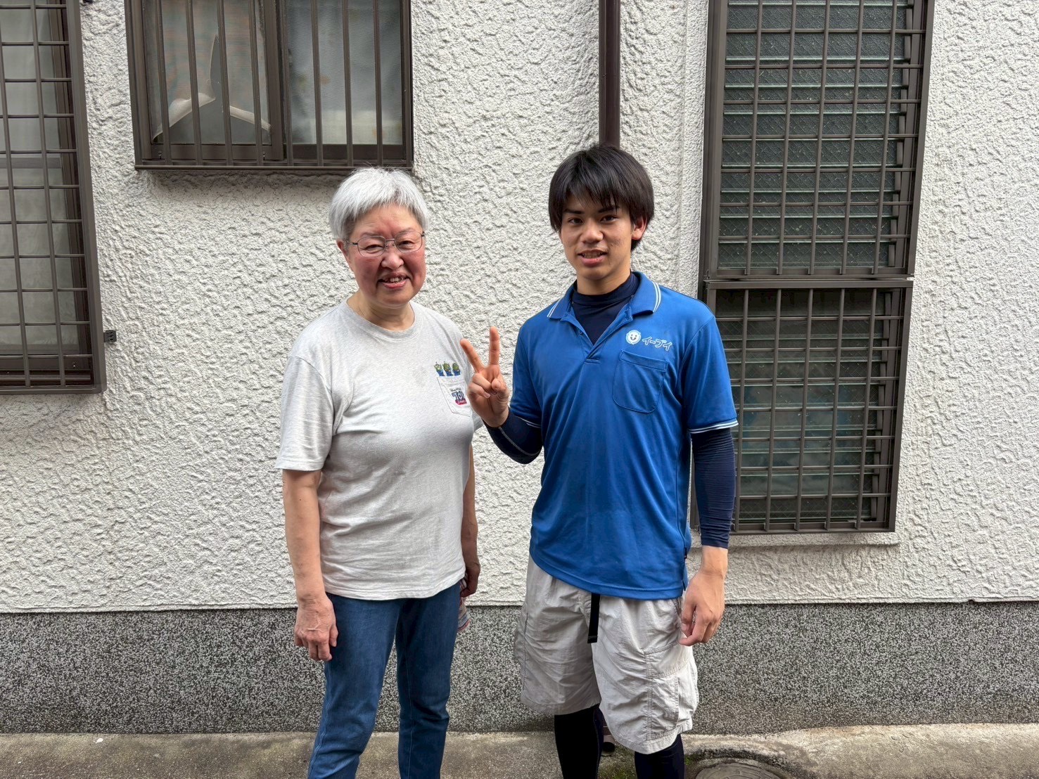 大阪市阿倍野区のお客様との写真