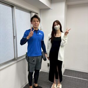 大阪市西区のお客様との写真