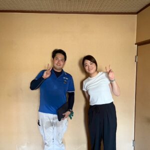 大阪市東住吉区のお客様との写真