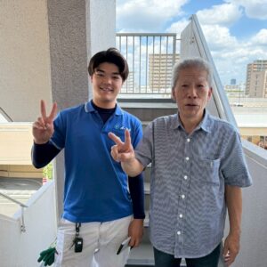 大阪市城東区のお客様との写真
