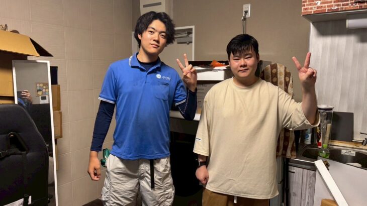 大阪市港区のお客様との写真