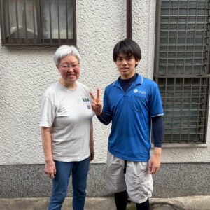 大阪市阿倍野区のお客様との写真