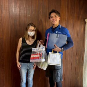 奈良県のお客様との写真